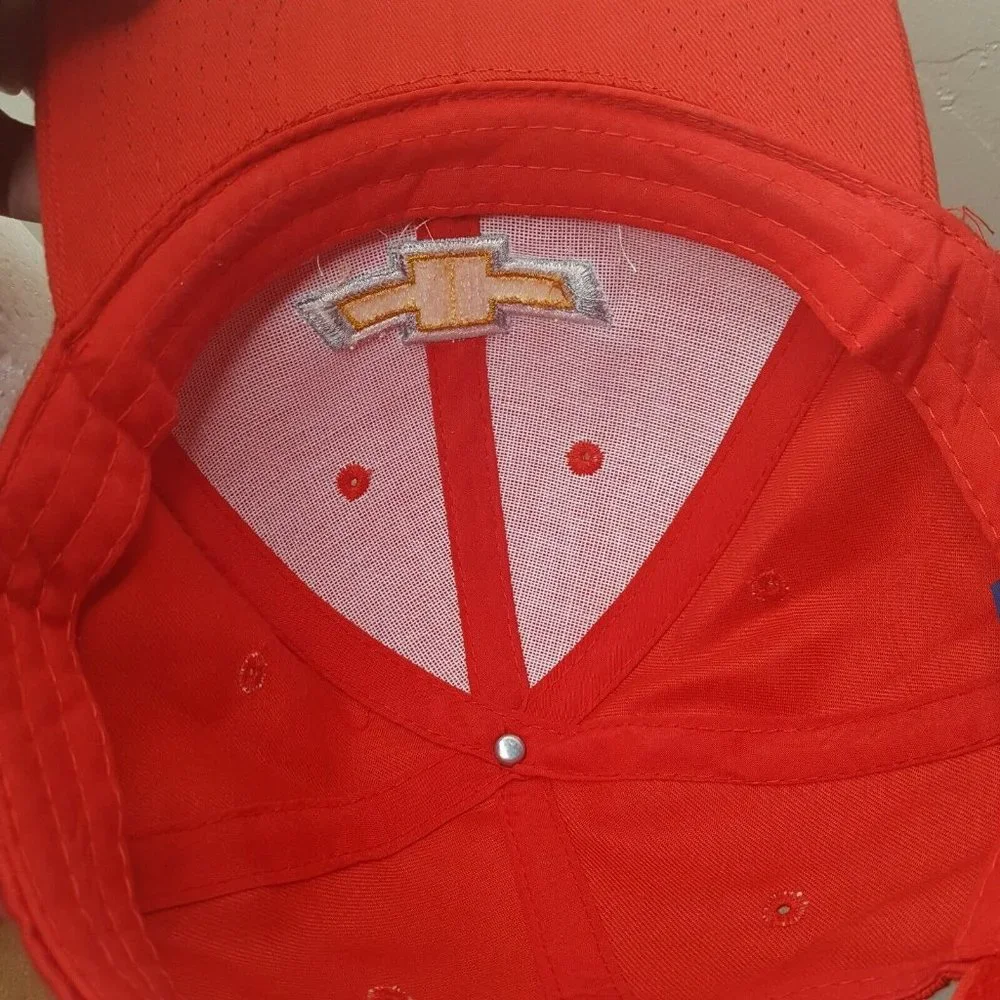 Red Chevrolet Logo Adjustable Adult Baseball Ball Cap Trucker Hat